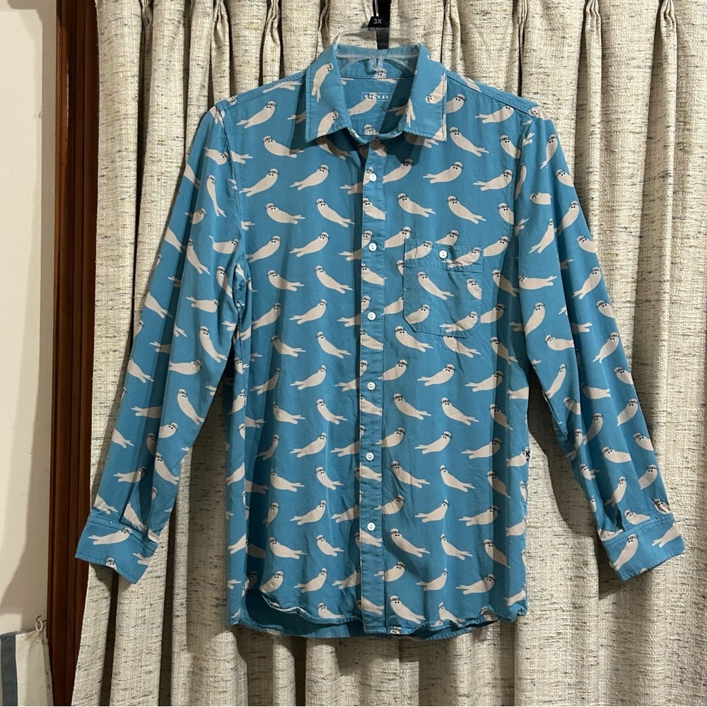 Kickee Bamboo Collared Sleep Shirt
